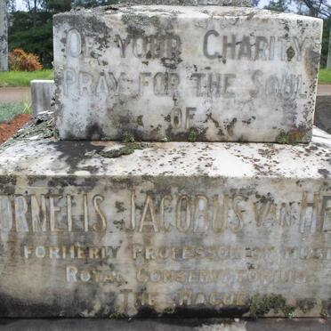 HEIJST Cornelis Jacobus, van -1943