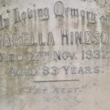 HINDSON Isabella -1932