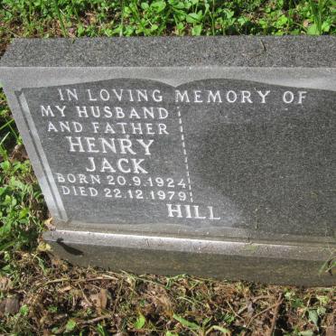 HILL Henry Jack 1924-1979