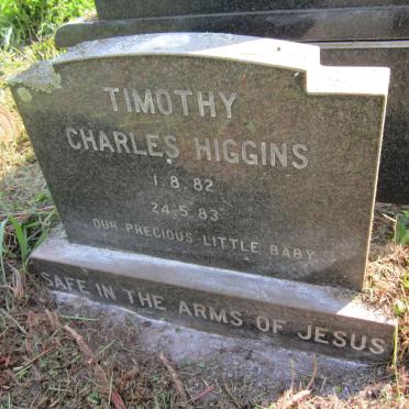 HIGGINS Timothy Charles 1982-1983