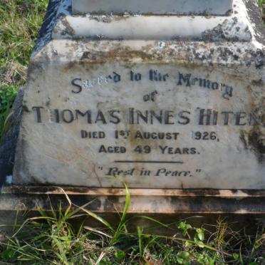 HITEN Thomas Innes -1926