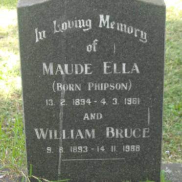 HUTCHESON William Bruce 1893-1988 &amp; Maude Ella PHIPSON 1894-1961