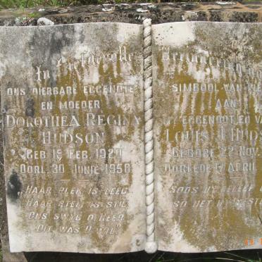 HUDSON Louis 1917-1962 &amp; Dorothea Regina 1920-1958