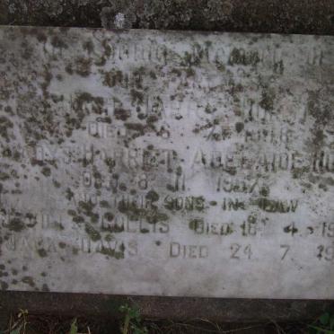 HURST Hugh Harry -1948 &amp;  Gladys Harriet Adelaide -1957 ::  CULLIS Neville George Dixon -1953 ::  DAVIS Jack -1971