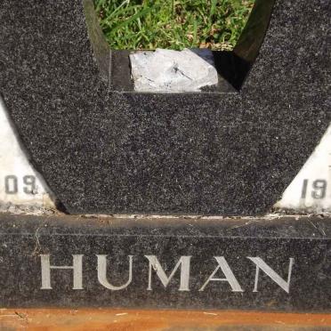 HUMAN Cornelius Francois 1910-1989 &amp; Maria Magdelena 1909-1963