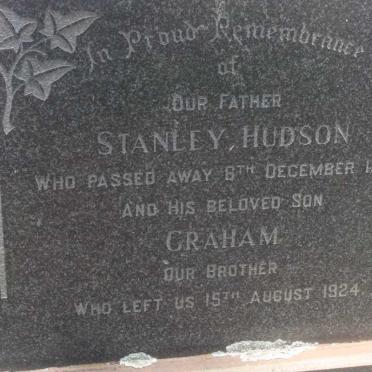 HUDSON Stanley -1928 :: HUDSON Graham -1924