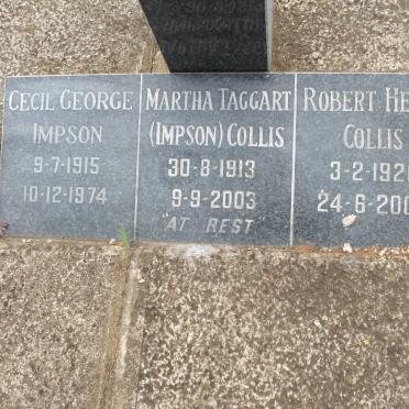 IMPSON Arthur Edward -1943 &amp; Eva May -1949