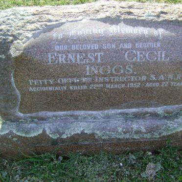 INGGS Ernest Cecil -1952