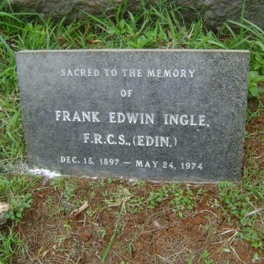 INGLE Frank Edwin 1897-1974