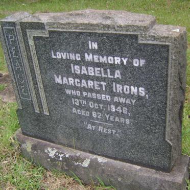 IRONS Isabella Margaret -1946