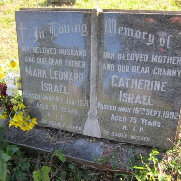 ISRAEL Mark Leonard -1971 &amp; Catherine -1992