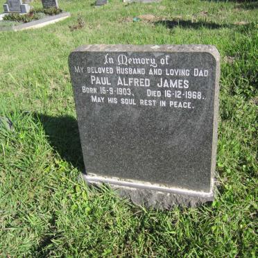 JAMES Paul Alfred 1903-1968