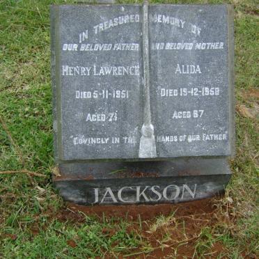 JACKSON Henry Lawrence -1951 &amp; Alida -1958