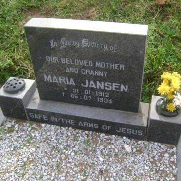 JANSEN Maria 1912-1994