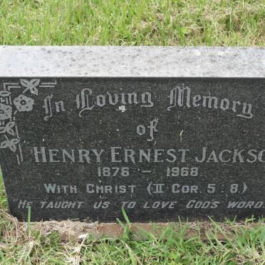 JACKSON Henry Ernest 1876-1968