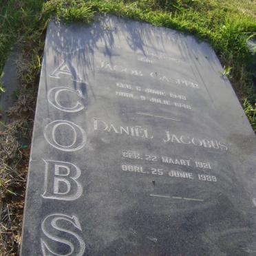 JACOBS Daniel Jacobus 1921-1989 :: JACOBS Jacob Casper 1948 -1948