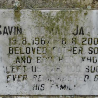 JACKMAN Gavin Norman 1967-2000