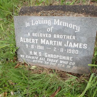 JAMES Albert Martin 1911-1980