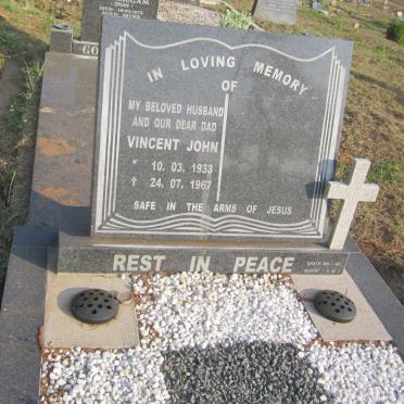 JOHN Vincent 1933-1967