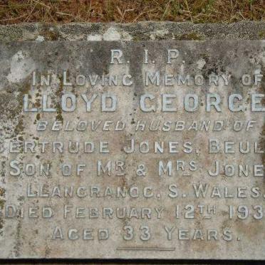 JONES Lloyd George -1935