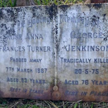 JENKINSON George -1975 :: TURNER Rose Anna Frances -1967