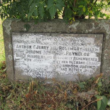 JEROME Arthur :: REYNOLDS Rosemary Helen
