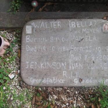 JENKINSON Walter 1904-1984 :: VAN VUUREN Pamela nee MEYER 1972-2007