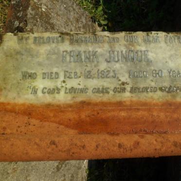 JUNQUE Frank -1923