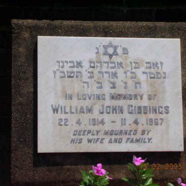 GIBBINGS William John 1914-1967