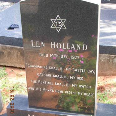 HOLLAND Len -1977
