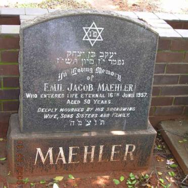 MAEHLER Emil Jacob -1957
