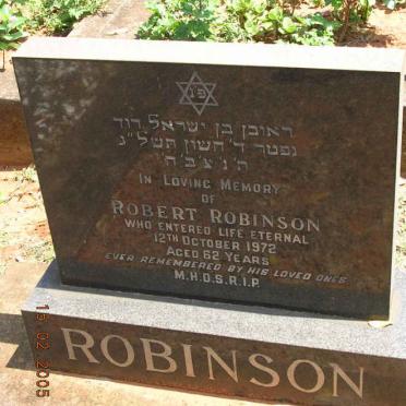 ROBINSON Robert -1972