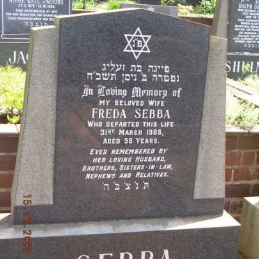 SEBBA Freda -1968