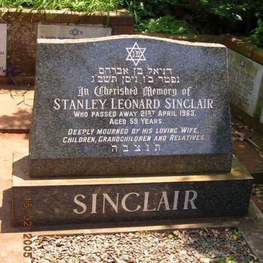 SINCLAIR Stanley Leonard -1963