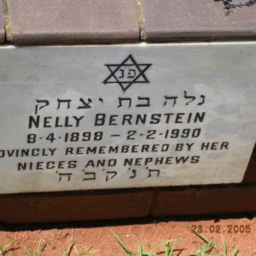 BERNSTEIN Nelly 1898-1990