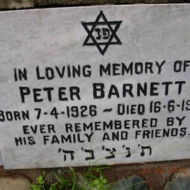 BARNETT Peter 1926-1982