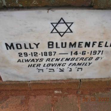 BLUMENFELD Molly 1887-1971