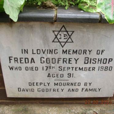BISHOP Freda Godfrey -1980