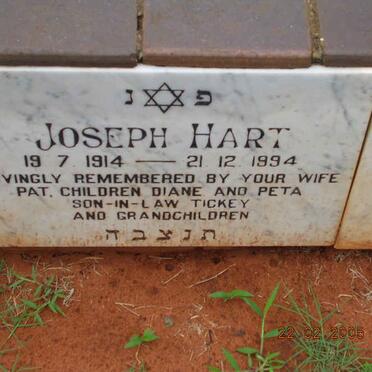 HART Joseph 1914-1994