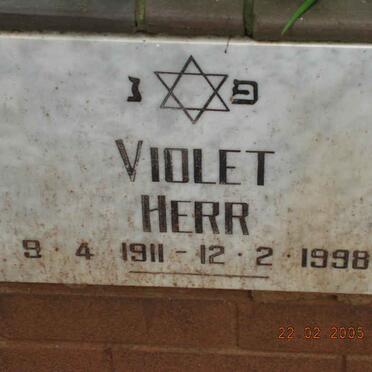 HERR Violet 1911-1998