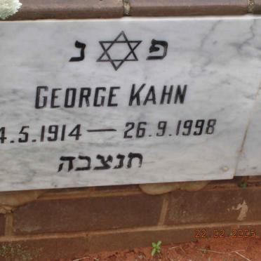 KAHN George 1914-1998