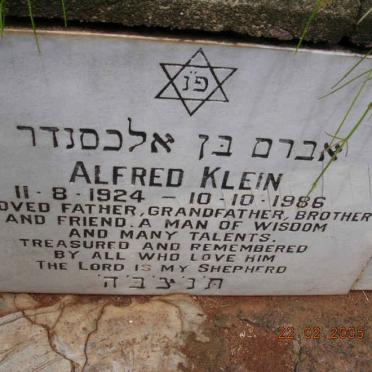 KLEIN Alfred 1924-1986