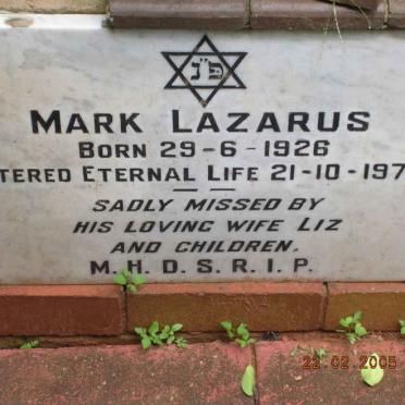 LAZARUS Mark 1926-1976