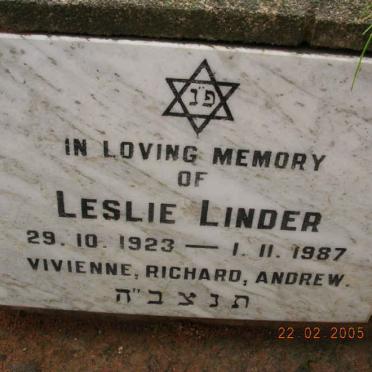 LINDER Leslie 1923-1987