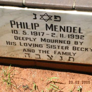 MENDEL Philip 1917-1992