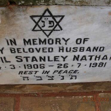 NATHAN Cecil Stanley 1906-1981