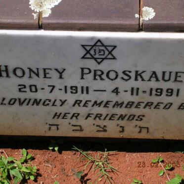 PROSKAUER Honey 1911-1991