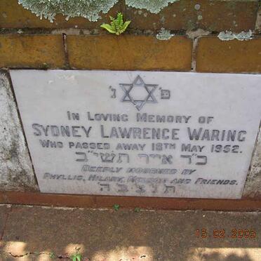 WARING Sydney Lawrence -1952