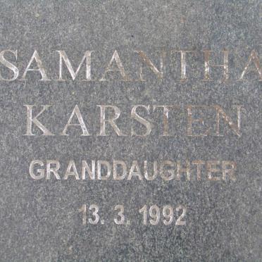 KARSTEN Samantha -1992