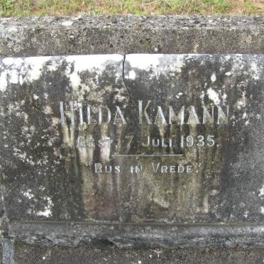 KAMANN Hilda -1935